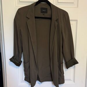 Talula Green Blazer Lightweight Casual Fit